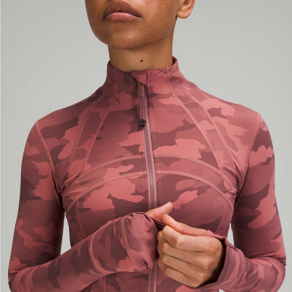 Lululemon Define Jacket Heritage 365 Camo Brier Rose Multi Pink Size 0 - Picture 2 of 9